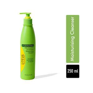 Lotus Professional Hydravitals Milk Enzymes And Turmeric Moisturising Cleanser,250Ml