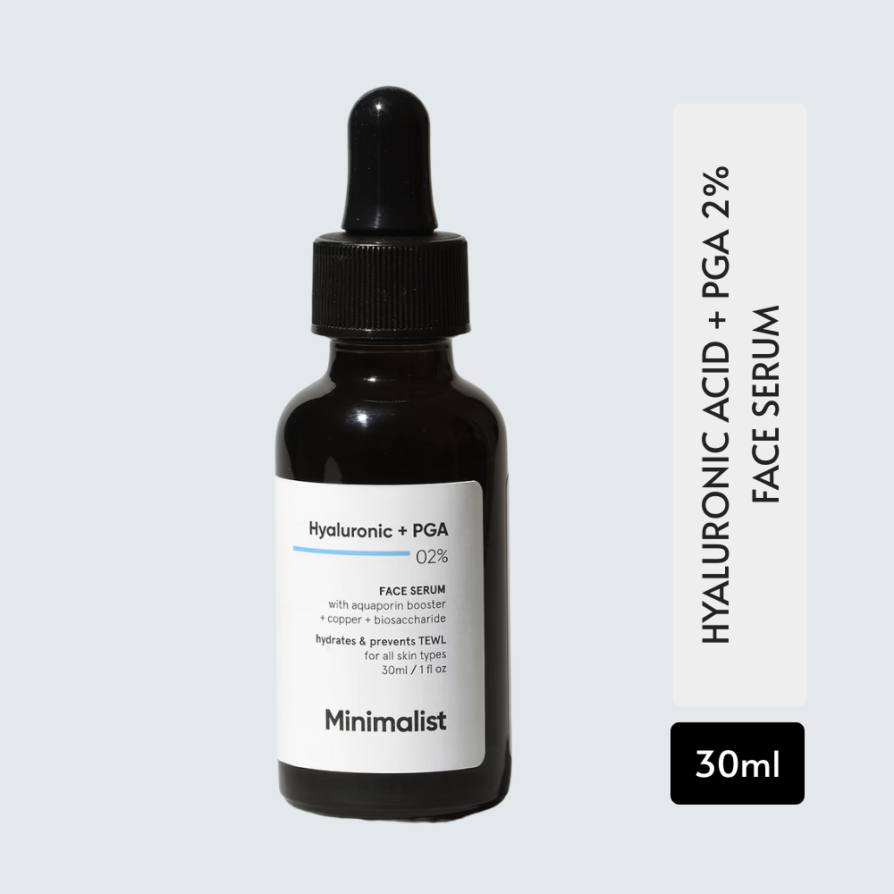 मिनिमलिस्ट हयालूरोनिक + पीजीए 02% फेस सीरम 30ml