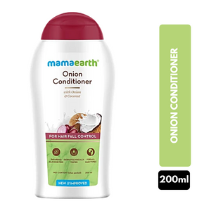 Mamaearth Onion Conditioner With Coconut - Controls Hair Fall, Paraben Free, 200 ml