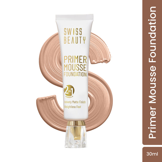 Swiss Beauty Primer Mousse Foundation 30ml