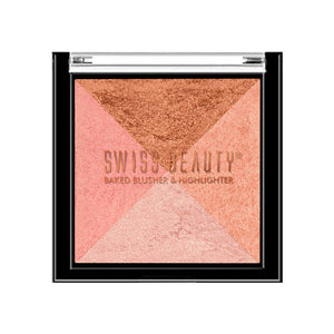 Swiss Beauty Baked Blusher and Highlighter 7g