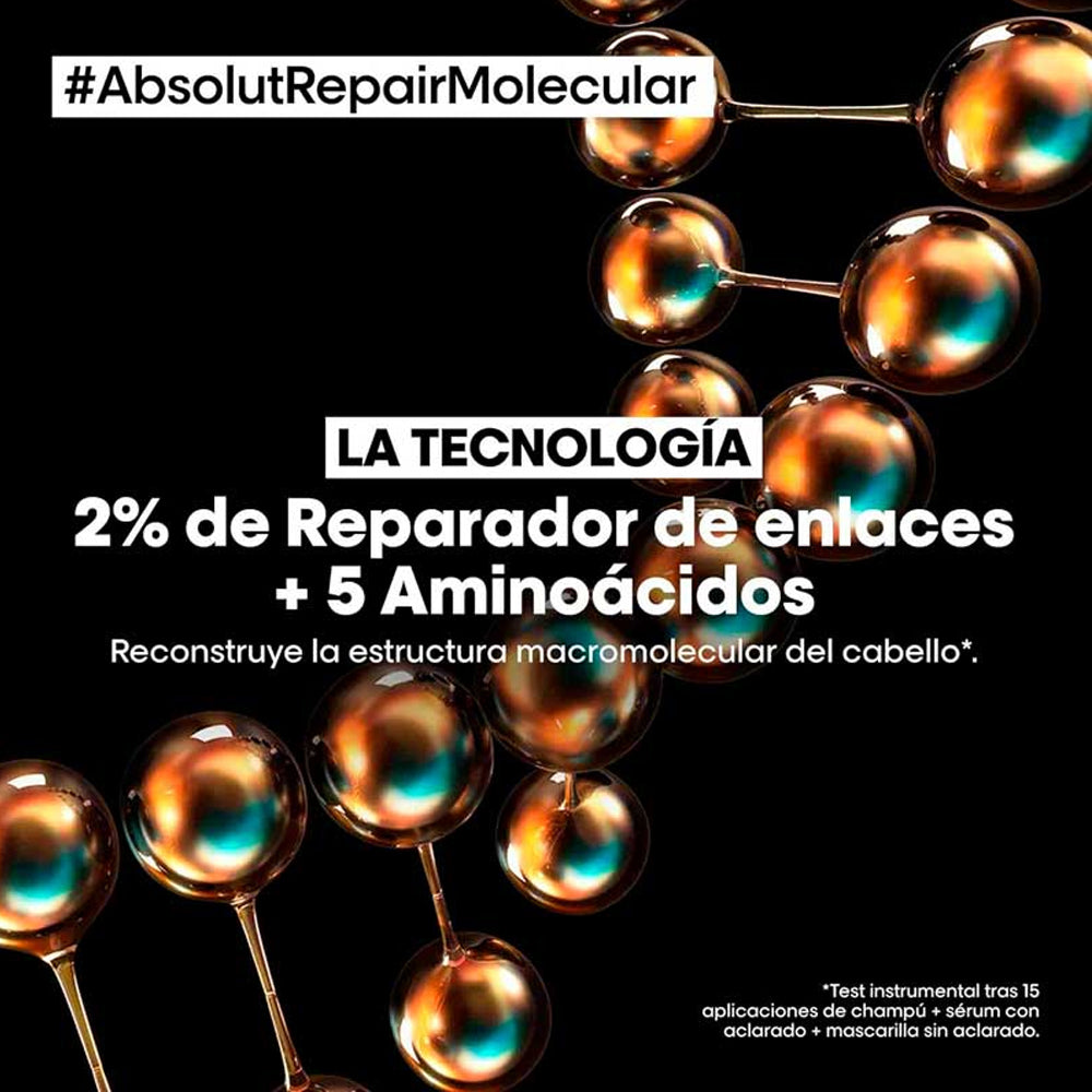 Loreal Professionnel Absolut Repair Molecular Deep Repairing Hair Rinse-off Serum for Damaged Hair