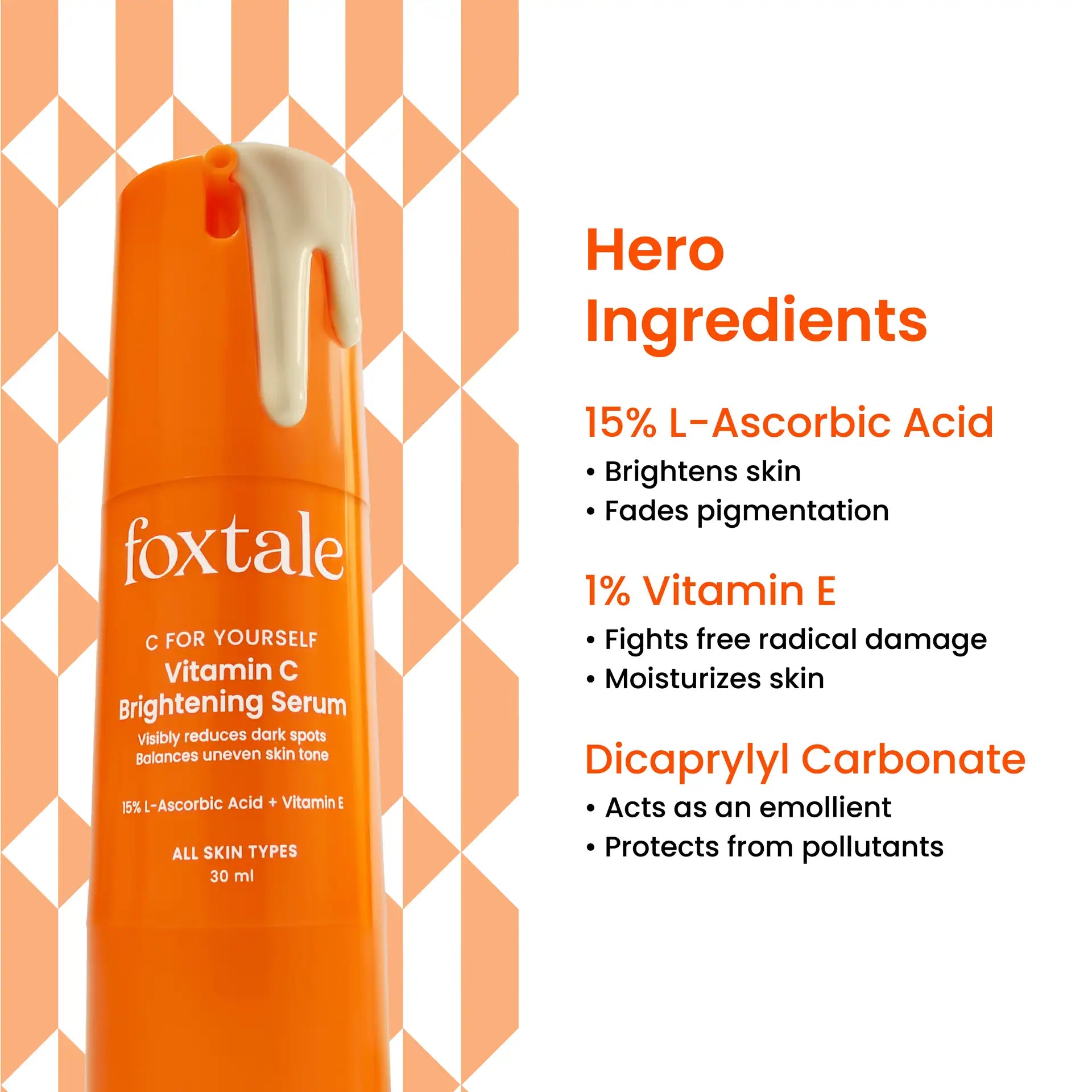 Foxtale Brightening Vitamin C Face Serum-30ml