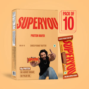 Super you Choco Peanut Butter Protein Wafer — Pack of 10