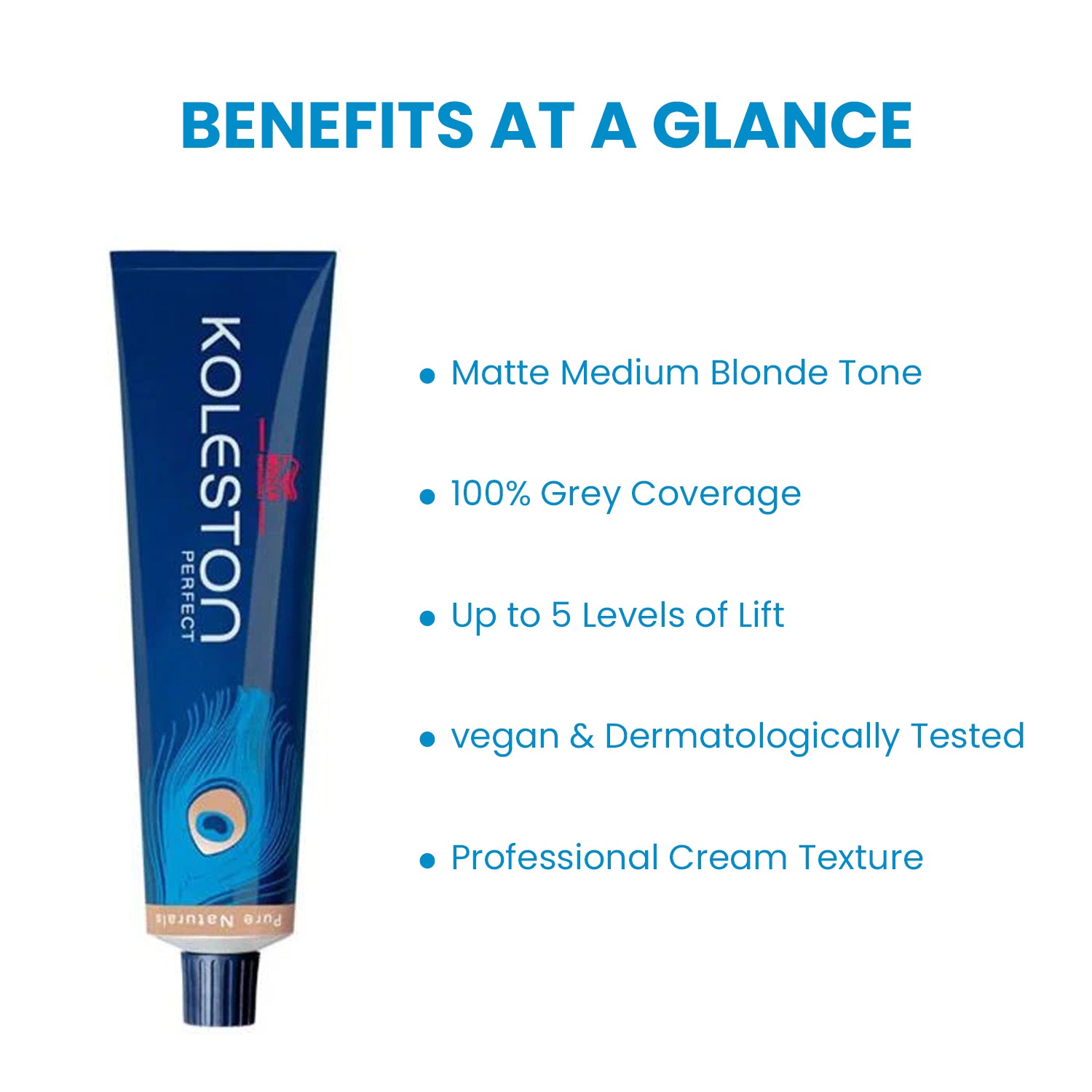 Wella Professionals Koleston Perfect Hair Color 7/2 Colorant Tube 60G