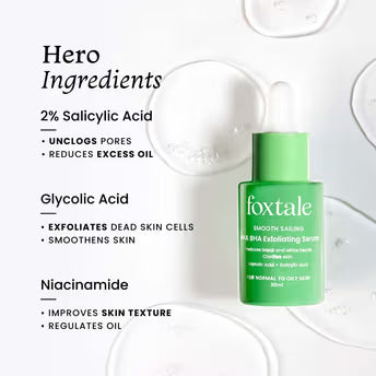 Foxtale AHA BHA Exfoliating Serum-30ml