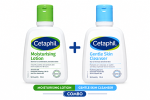Cetaphil Moisturizing Lotion + Gentle Skin Cleanser, combo 118ml
