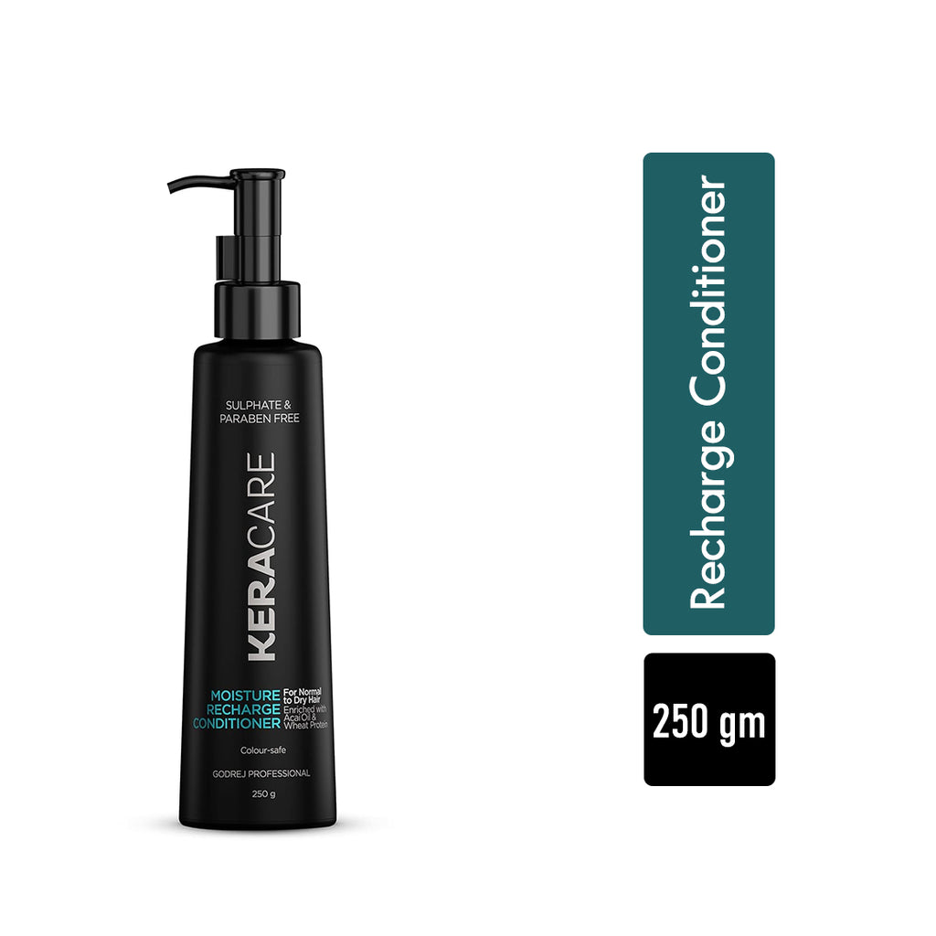Godrej Professional Keracare Recharge Sulphate Free Conditioner With Acai Oil And Wheat protein 250GM