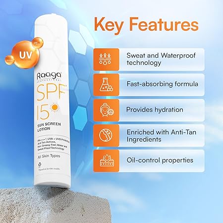 Raaga Professional Spf 50 Sunscreen Lotion 55ml