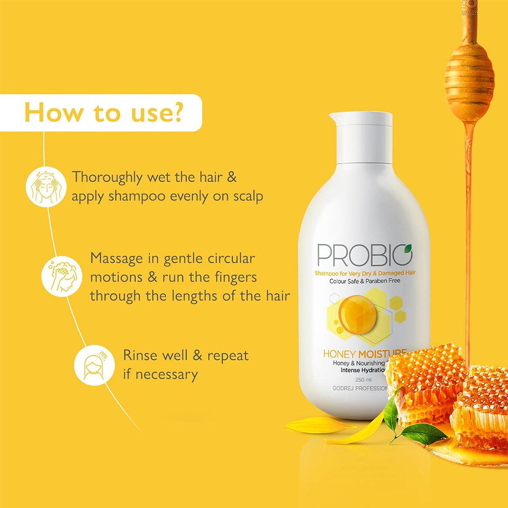 Godrej Professional Honey Moisture Shampoo 250g (probio)