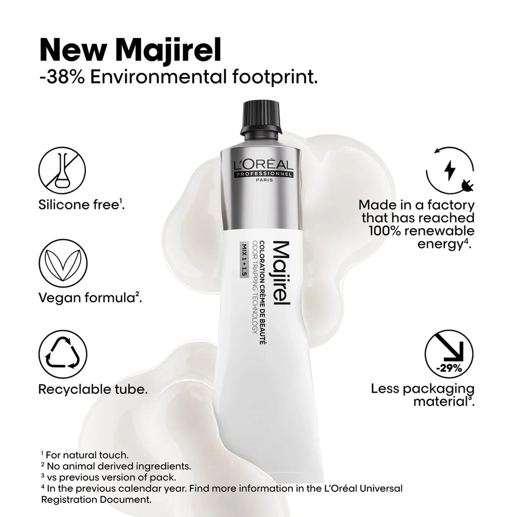 Loreal Majirel Hair Color 60ml  Shade 3.0 Dark Brown + Developer 1000ml Combo