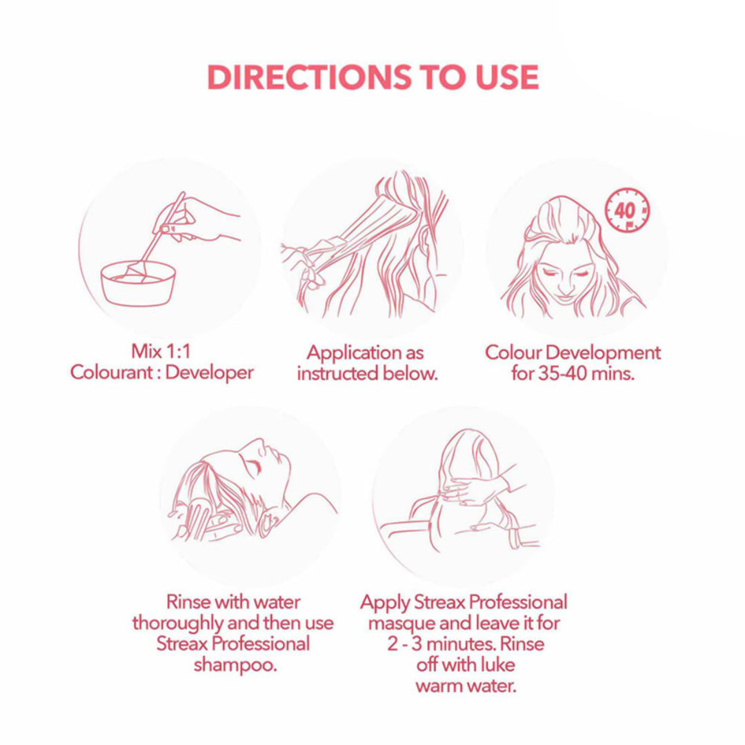 Streax Professional Developer For Argan Secrets Colourant 30 Volume 9% 1000ml