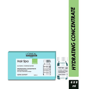 Loreal Professionnel Hair Spa Hydrating Concentrate (Pack Of 6)